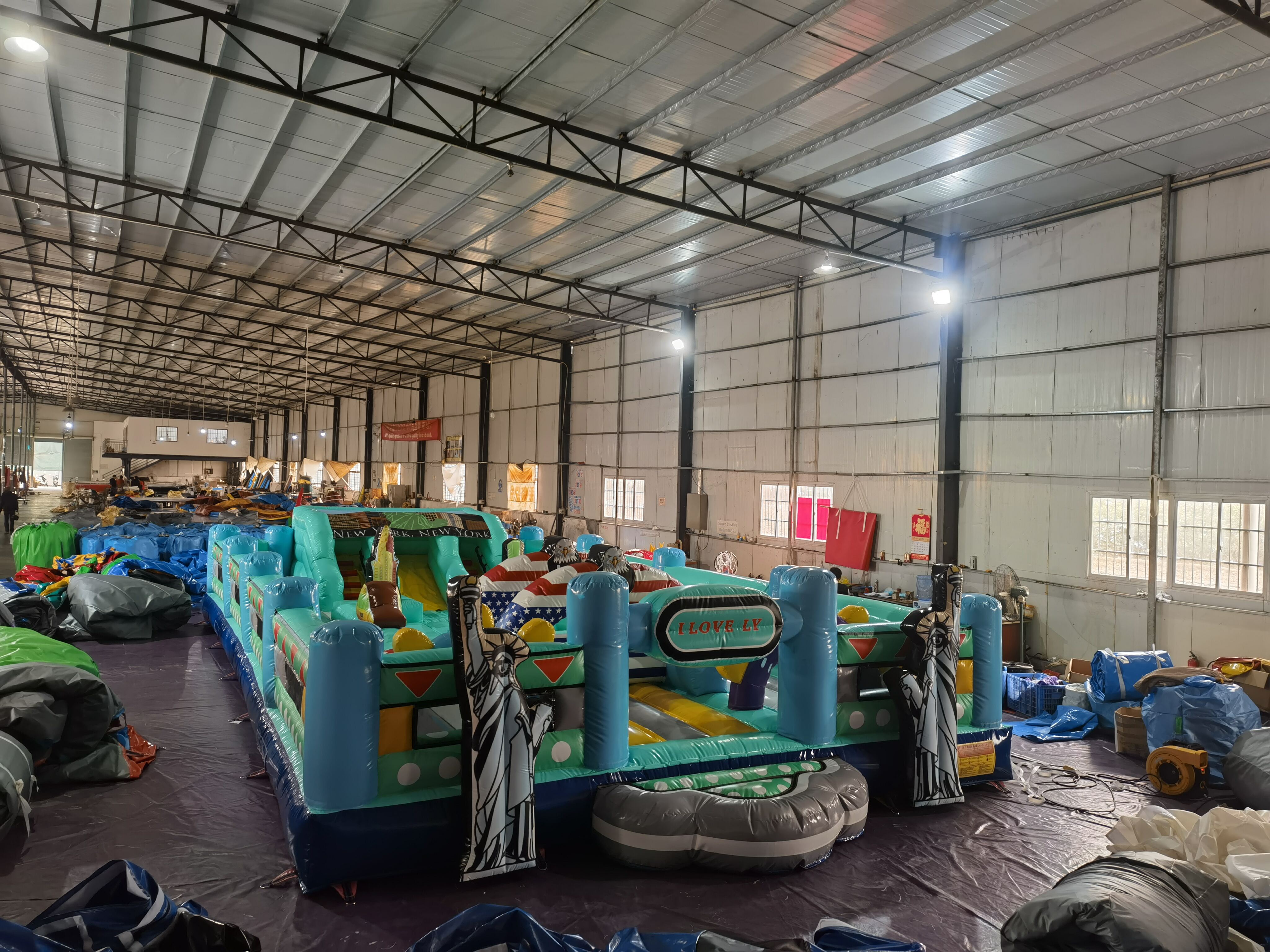 Commercial NYC Landmark Inflatable Kids’ Play Park for Event & Tourist Rentals