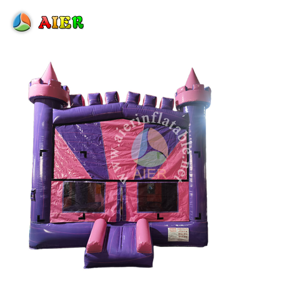 4M Kid-Friendly Pink Princess Castle Inflatable Bounce House for Backyard Family Play