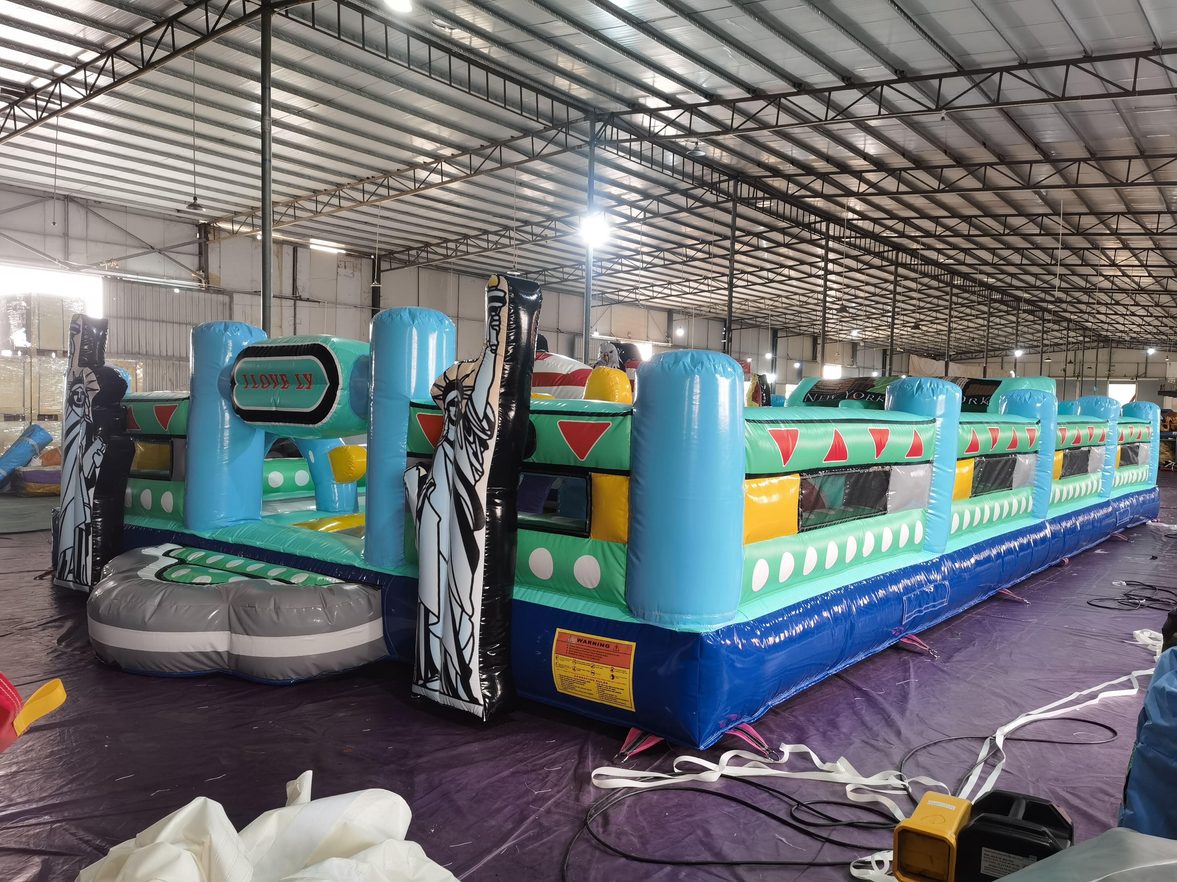 Commercial NYC Landmark Inflatable Kids’ Play Park for Event & Tourist Rentals