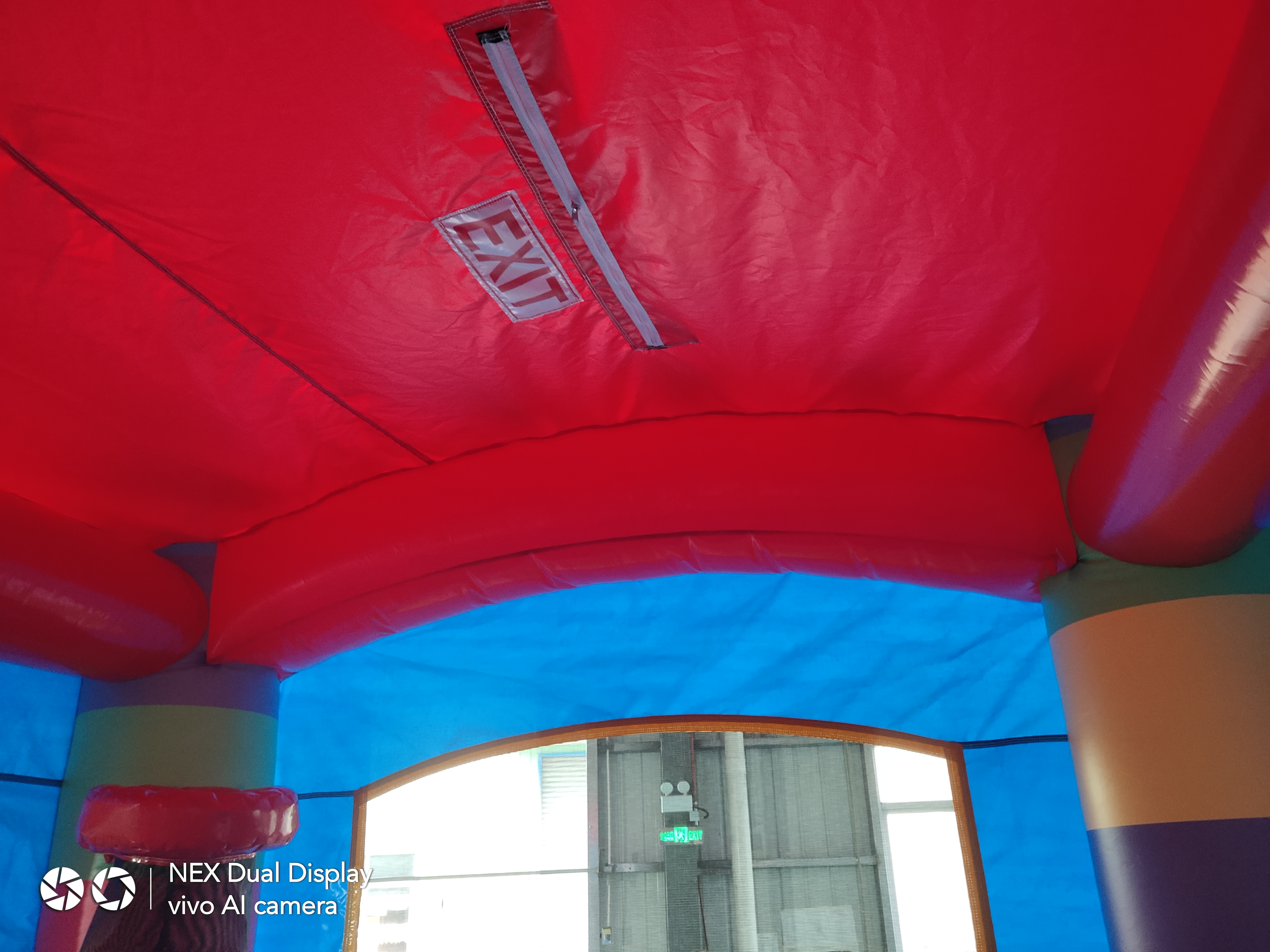 Tall Building Block Themed Inflatable Slide Combo for Kids’ Block Parties