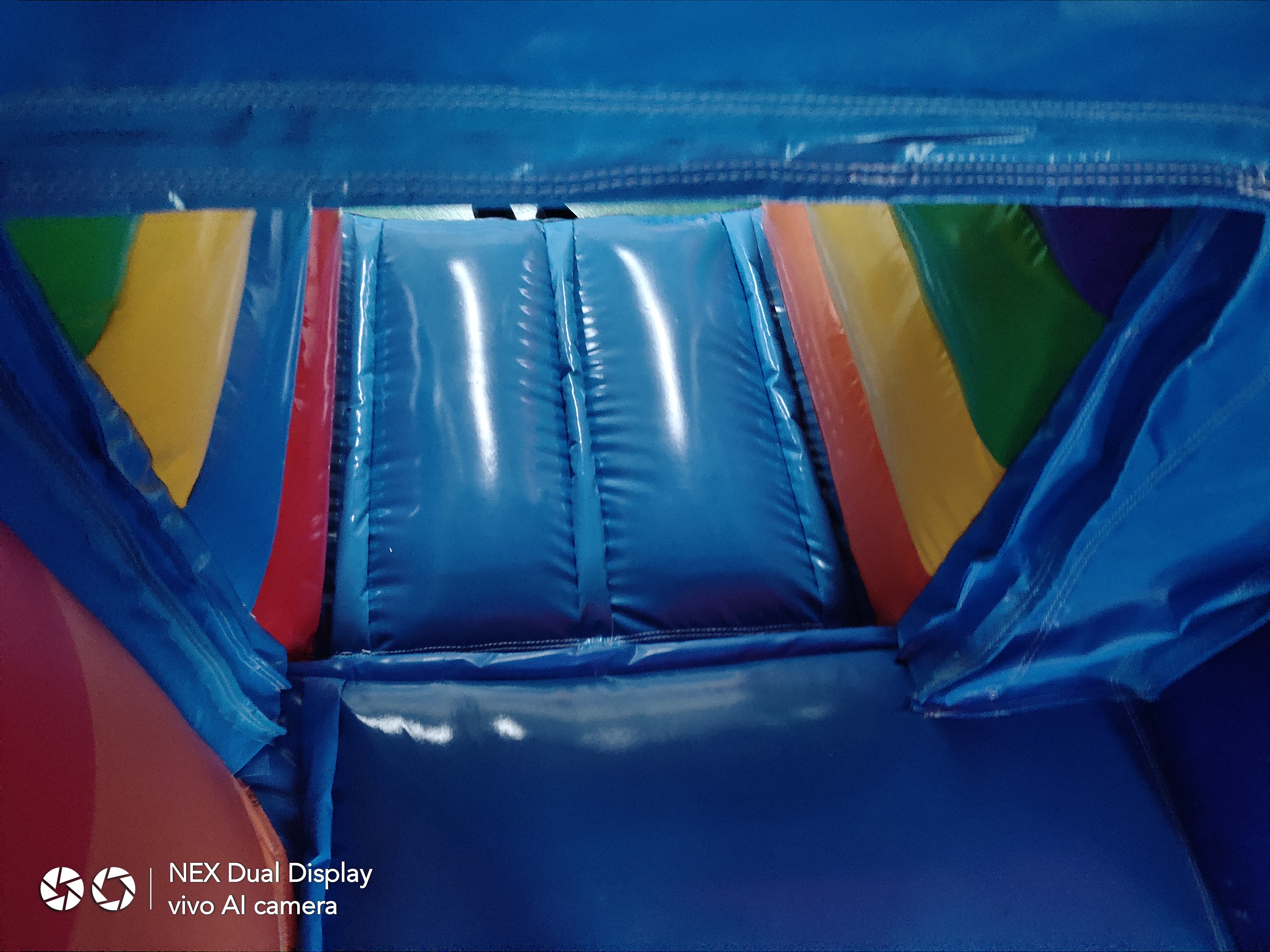 Tall Building Block Themed Inflatable Slide Combo for Kids’ Block Parties