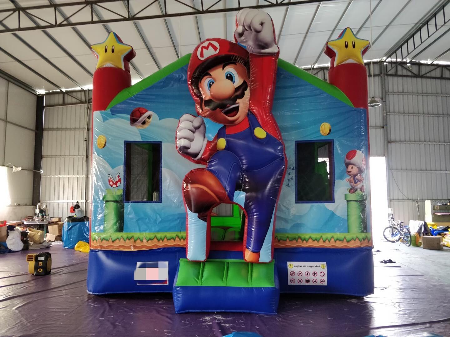 Commercial Super Mario Inflatable Bounce House for Party & Event Rentals