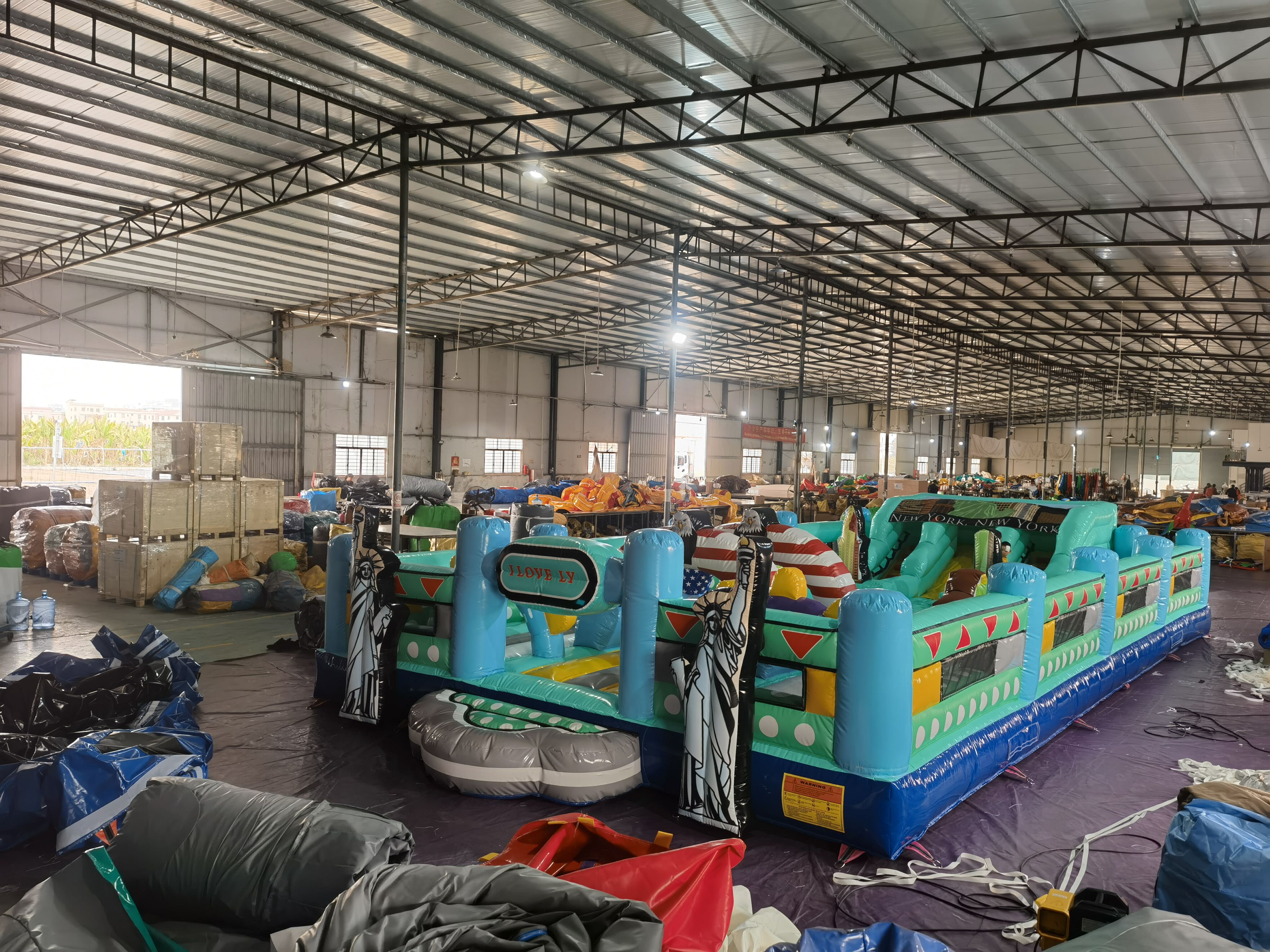 Commercial NYC Landmark Inflatable Kids’ Play Park for Event & Tourist Rentals