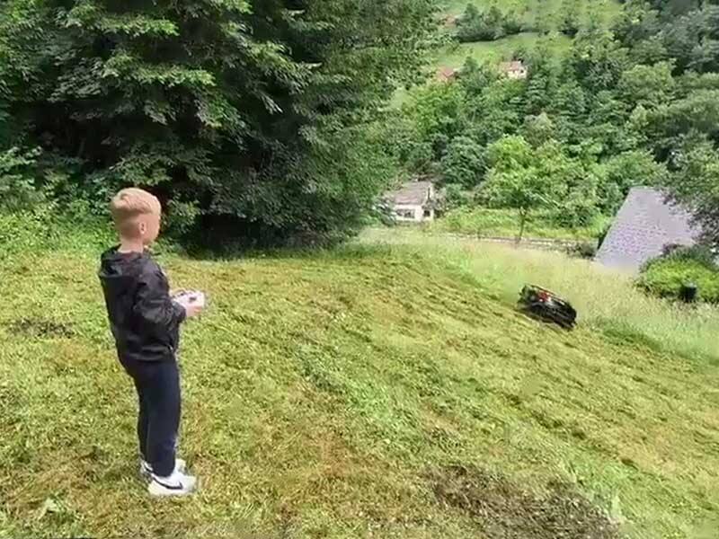 Egy szlovén vásárló értékelése egy fűnyíróra