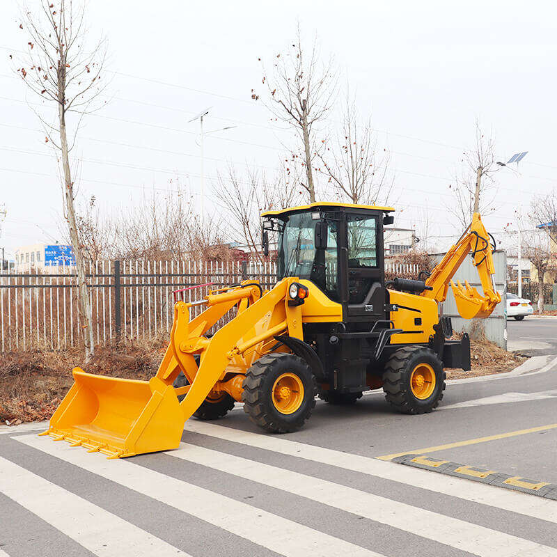 10-20 Loader Backhoe - Uirlis tógála do spásanna caol