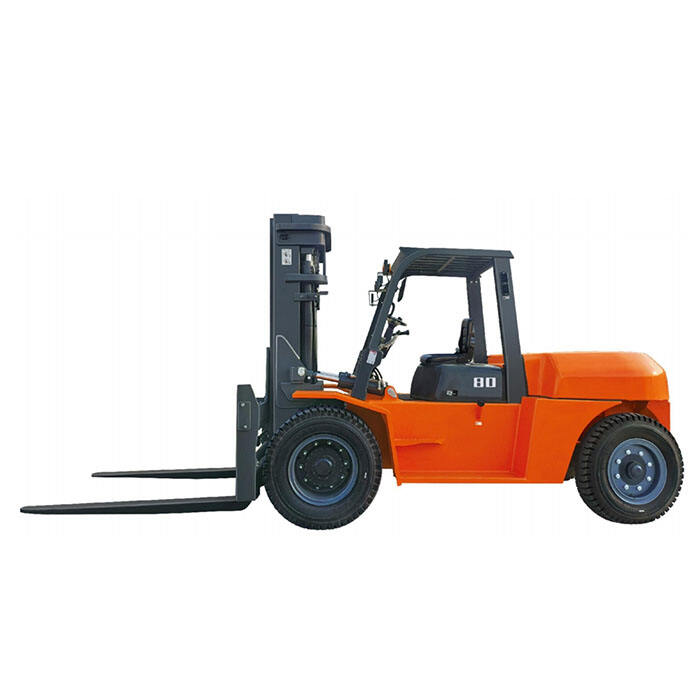 Rugged Diesel Forklift - Makapangyarihang Pagbuhat para sa Trabaho sa Labas  