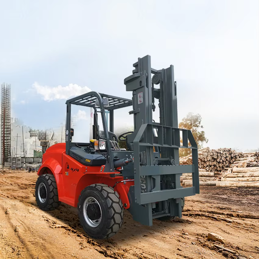 Conquer Any Jobsite: How an All Terrain Forklift Boosts Productivity Anywhere