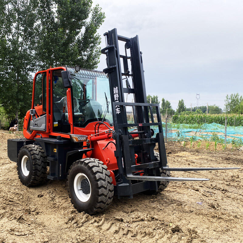 Visoki terenski forklift - Moćno podizanje za rad na otvorenom