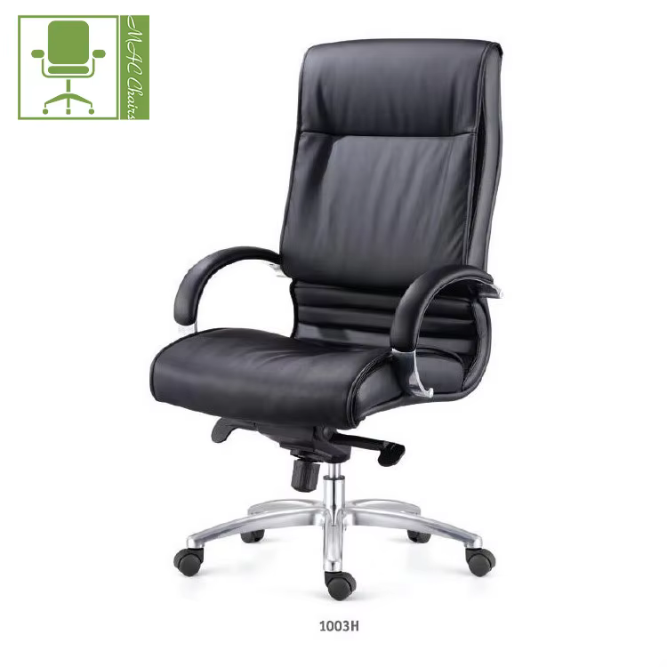 Luxury Leather Office PU Executive Chair/big Boss Chairs Iron MAC Office Furniture Modern Swivel Chair