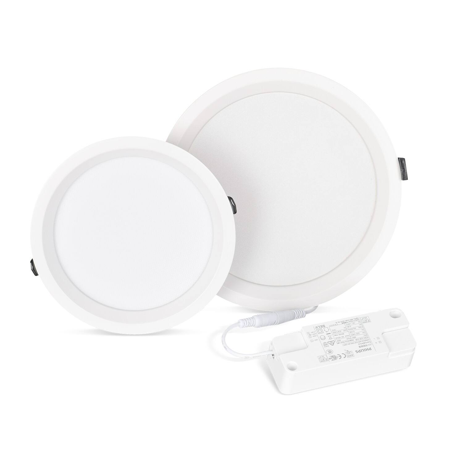 DLH1-8-35U1 3CCT IP44 100LM/W 35W 3500LM Microprism Diffuser LED Downlight