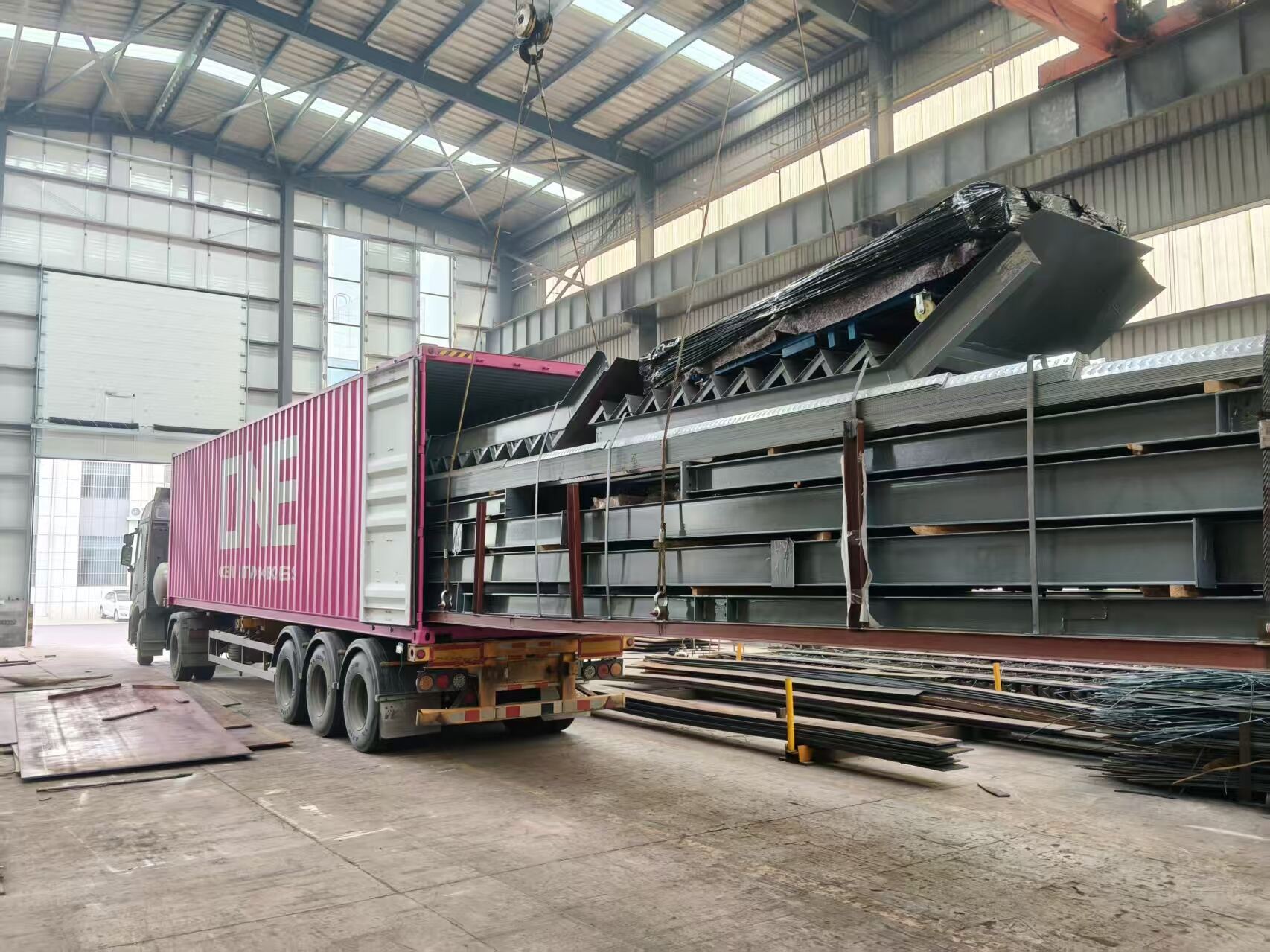 European Client’s Custom Steel Structure Building Ready for Shipment