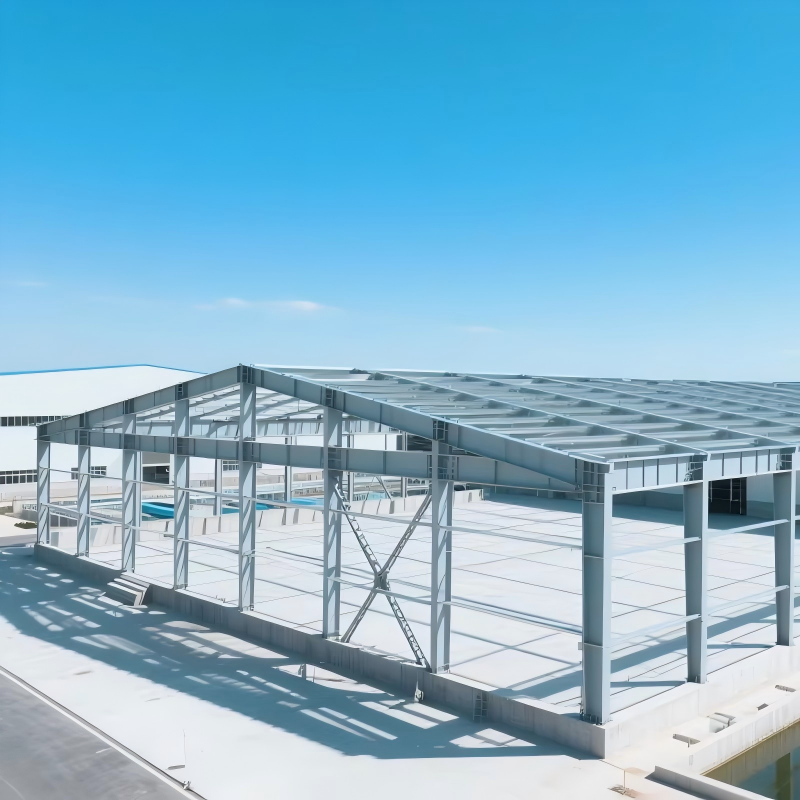 Reka Bentuk Struktur Keluli Pra-Terbina Moden untuk Harga Binaan Gudang, Bengkel, Sekolah atau Pusat Beli-belah