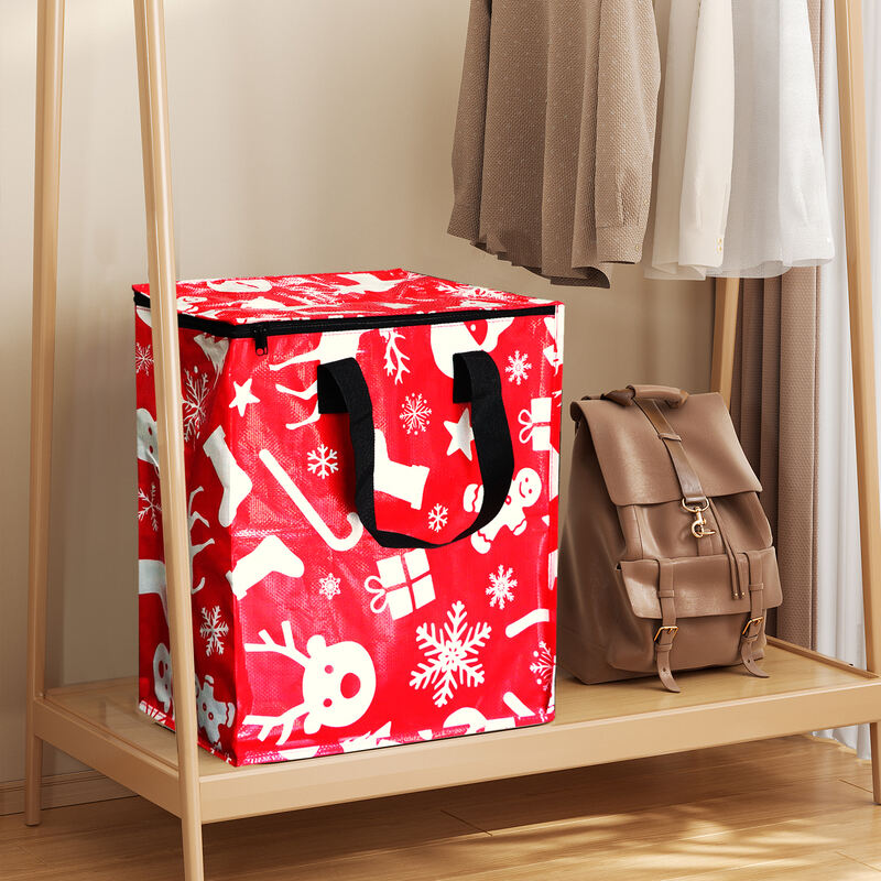 Multifunctional Household Storage and Finishing Clothes Quilt PP Large Capacity Durable Foldable Waterproof Storage Bucket Bag