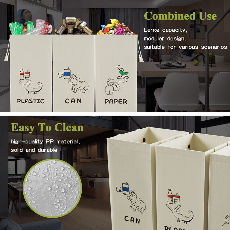 Open Top Storage Bucket Plastic 20L Foot Pedal Trash Can Eco-Friendly Indoor/Outdoor Portable Storage Bin Trash Cans