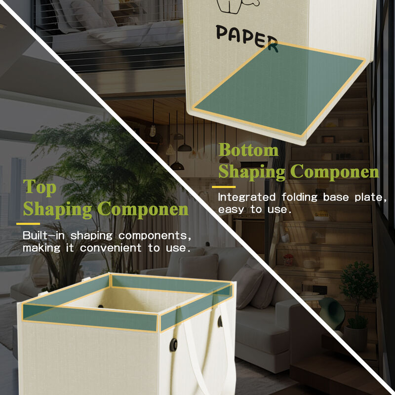 Open Top Storage Bucket Plastic 20L Foot Pedal Trash Can Eco-Friendly Indoor/Outdoor Portable Storage Bin Trash Cans