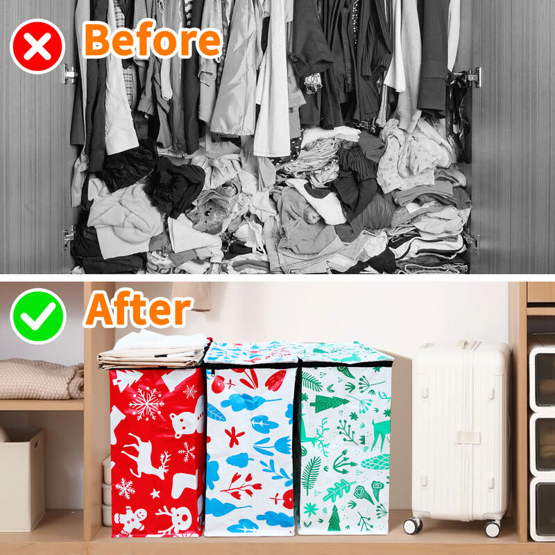 Multifunctional Household Storage and Finishing Clothes Quilt PP Large Capacity Durable Foldable Waterproof Storage Bucket Bag