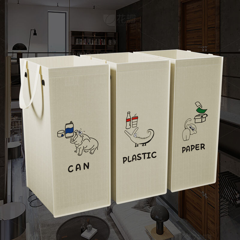 Open Top Storage Bucket Plastic 20L Foot Pedal Trash Can Eco-Friendly Indoor/Outdoor Portable Storage Bin Trash Cans