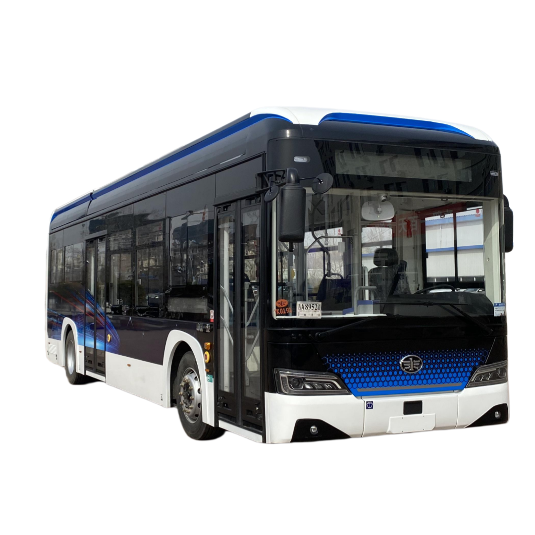 Autobús urbano público eléctrico FAW inteligente de 10,5 m con alta capacidad de pasajeros