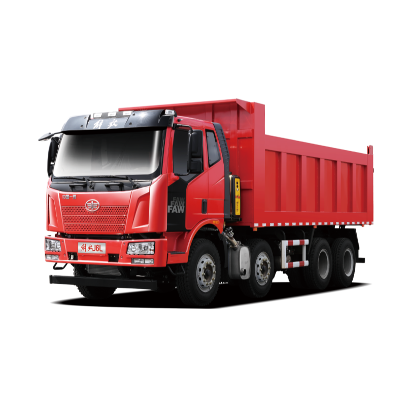 Camión volquete FAW Jiefang J6L 8×4 de alta carga, duradero y estable para construcción de obras de ingeniería
