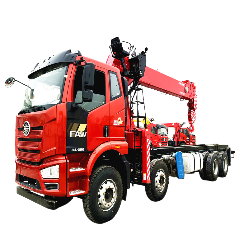 Strong Lifting Stable FAW Crane Truck