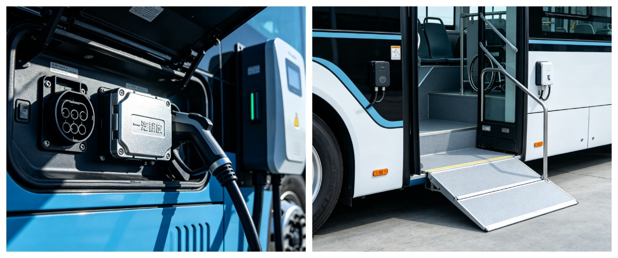 High-Passenger Smart FAW 10.5m Electric Urban Public Bus factory