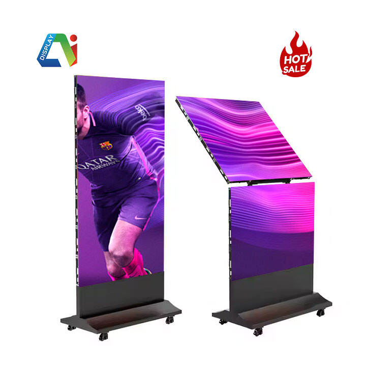 Έξυπνη κινητή LED οθόνη υψηλής ανάλυσης, P2 P2.5 ψηφιακό σήμα μενού γρήγορου φαγητού