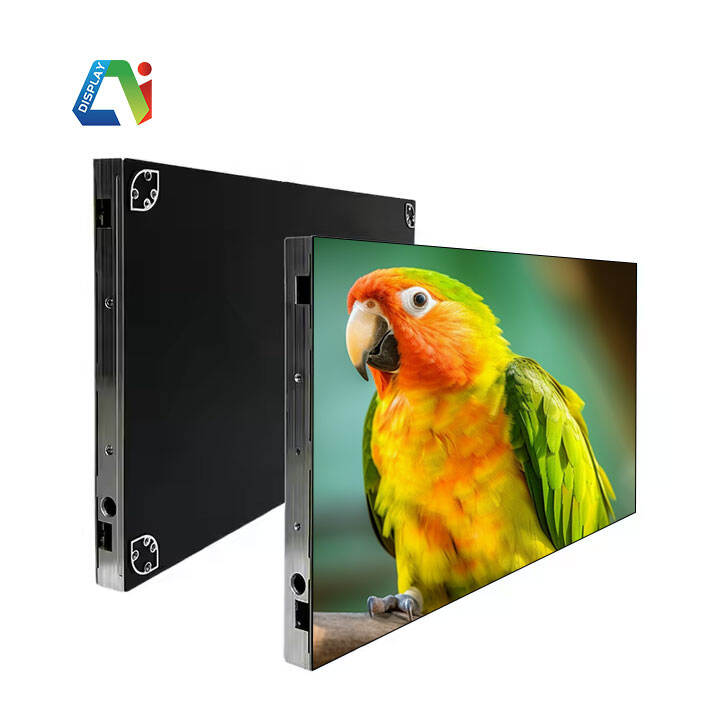 교회 및 회의실용 실내 고정형 P1.86 LED 디스플레이 캐비닛(640×480mm, 맞춤형 사이즈 LED 스크린 패널)