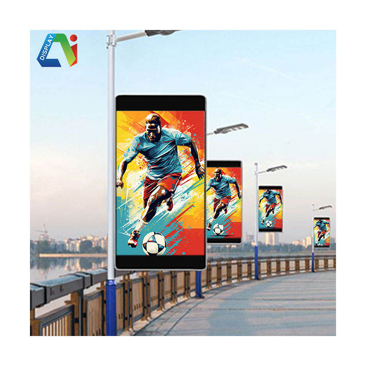 Вулична сонячна світлодіодна опора освітлення P2.5