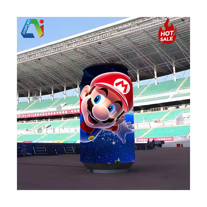 P6 світлодіодний дисплей у формі консервної банки