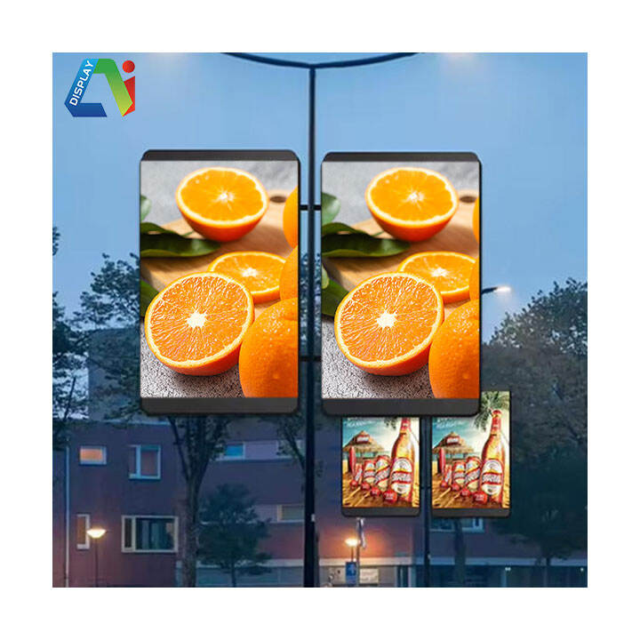 Світлодіодний екран на опорі освітлення P2