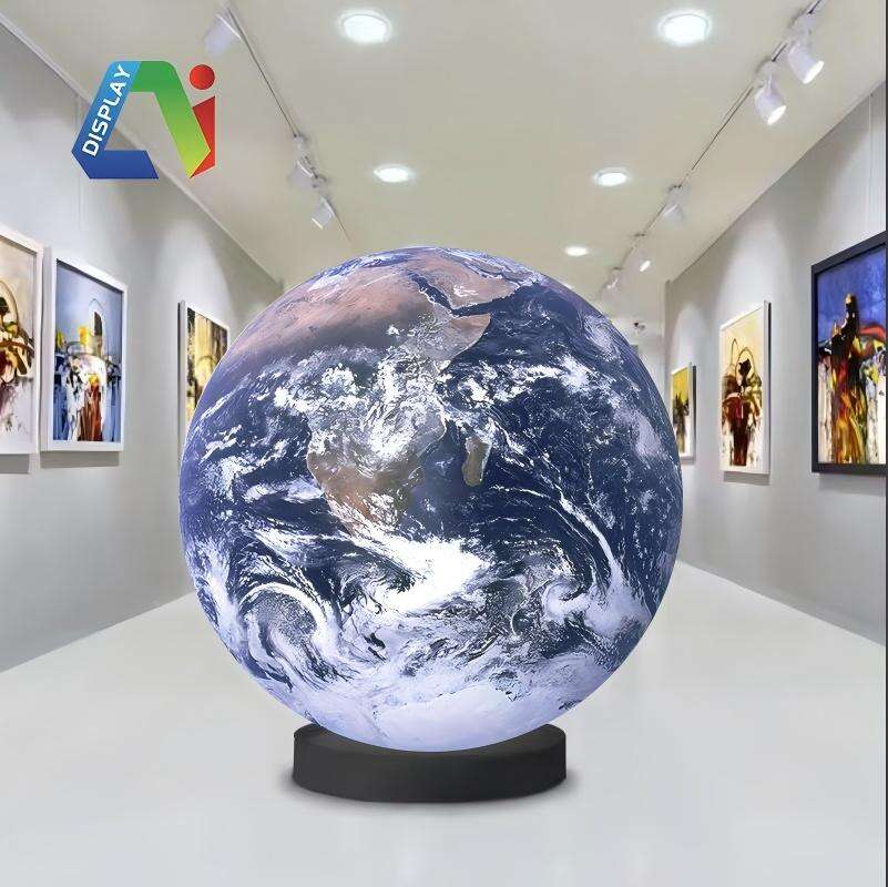 HELT Suspension Indendørs P1.86 Custom Kugle Enhver Størrelse Digital Galaxy Videovæg HD 4K Kugle 360 Grader Rund Bold LED Visning