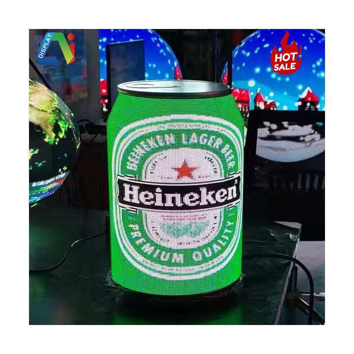 P2 світлодіодний дисплей у формі консервної банки