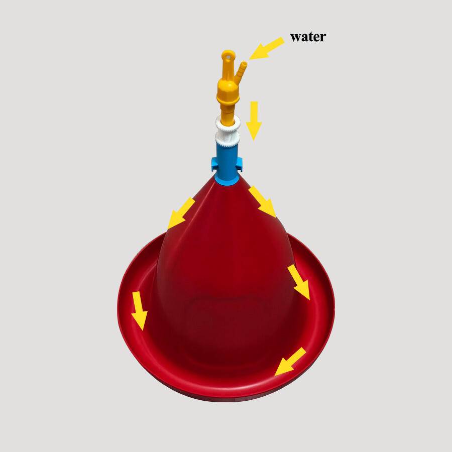 Automatic Drinkers Broiler Chicken Poultry Feeders Plastic Waterer