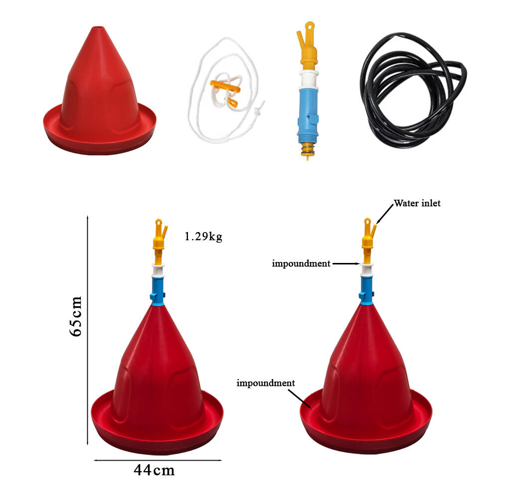  Automatic Drinkers Broiler Chicken Poultry Feeders Plastic Waterer 