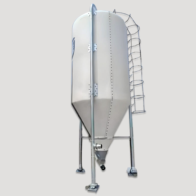 Large Capacity FRP Silo 2.5tons to 12tons Breeding Tower for Poultry and Pig Feed Storage