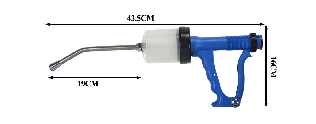 35/70/200/300/400/500ml Adjustable Veterinary Continuous Sheep Cattle Metal Medication Drenching Gun for Animal
