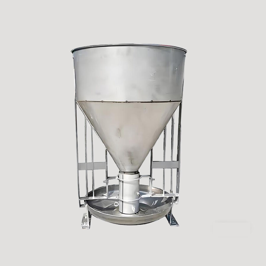 Stainless Steel 30kg 90kg 120kg Dry and Wet Automatic Feeding Bucket for Pig Farm