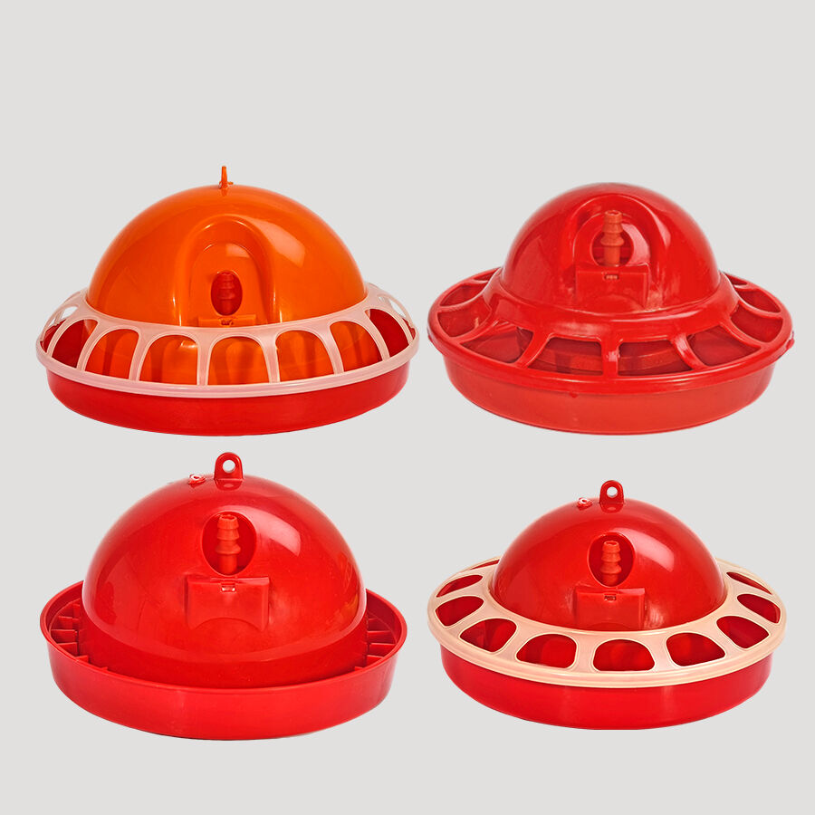 Plasson Automatic Water Fountain for Birds Chicken Duck Pigeon with Grid Plastic Bird Drinker for Farms