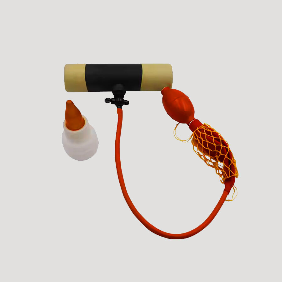 Double Ball Tube Cup Set for Animal Ejaculations Veterinary Artificial Sperm Collector 