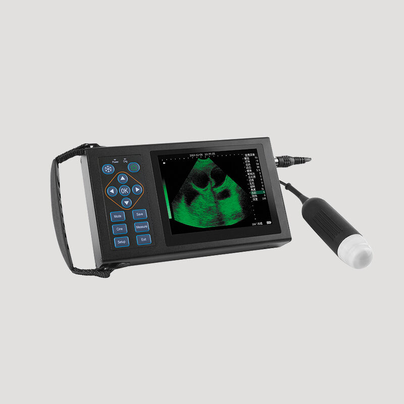 Can veterinary B-mode ultrasound machines be used on humans?