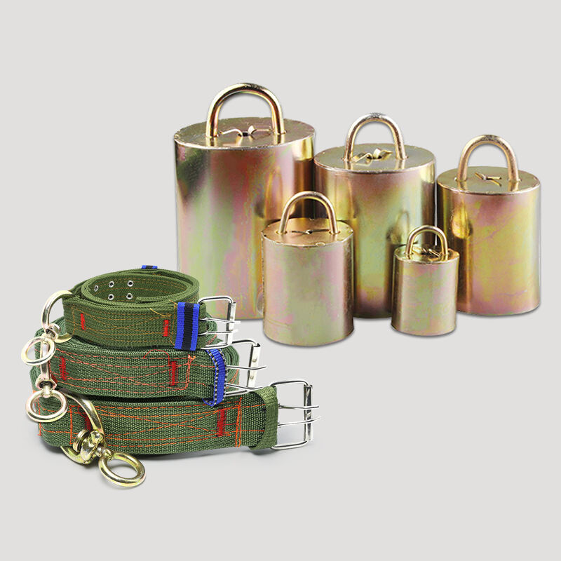 Cloches en cuivre de différentes tailles, sonores, pour bétail, vache, mouton, chèvre, pâturage