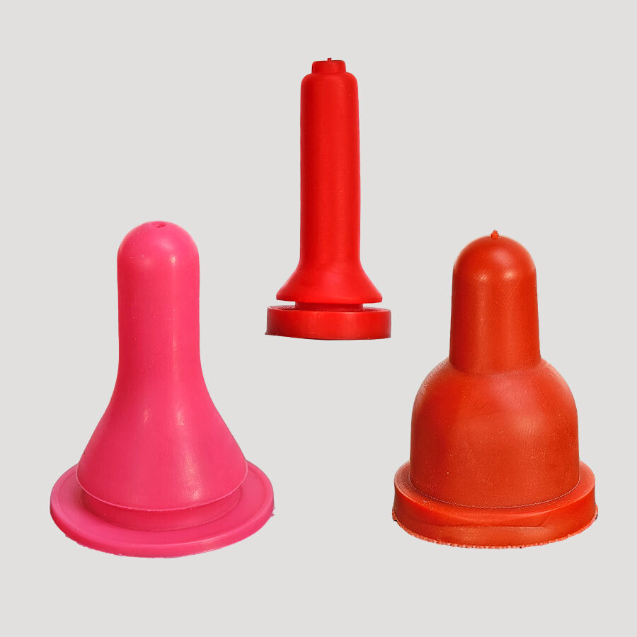 Animal Feeding Teats Nipples for Sheep Goat Lamb Rubber Teat Feeder for Milk Bottle Bucket