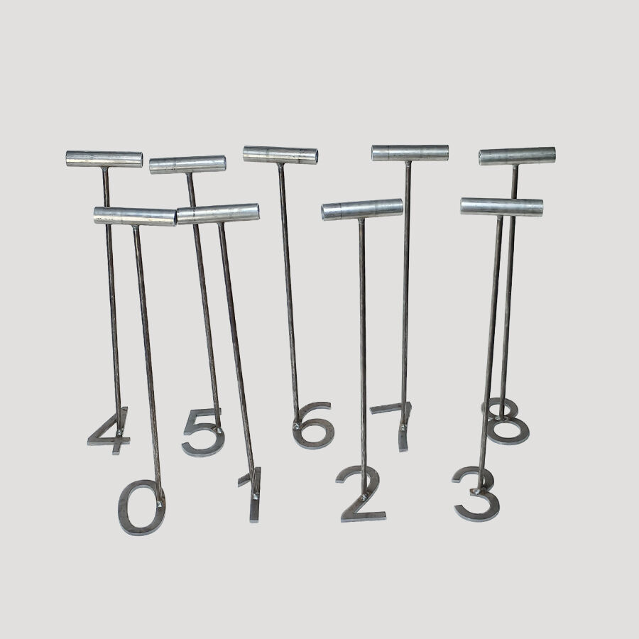 Outil de marquage au fer à chaud avec chiffres pour le bétail, les moutons et les porcs, en tailles petite, moyenne et grande