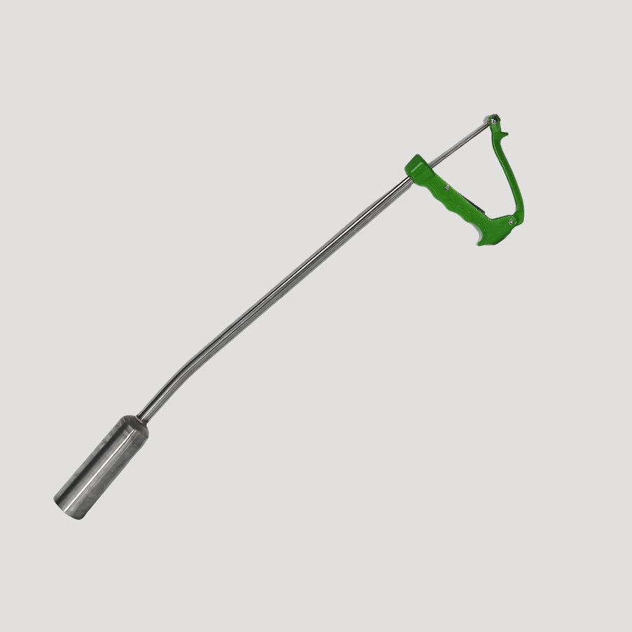 Aplicador de bolos con imán de acero inoxidable de 71 cm para ovejas, cabras y ganado, cámara de repuesto