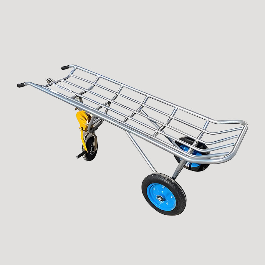 Remorque chariot pour porcs morts, véhicule de manutention et de transfert de carcasses