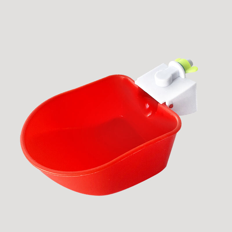 Automatic Plastic Poultry Waterer Bowl Chicken Duck and Quail Drinking Water Feeder