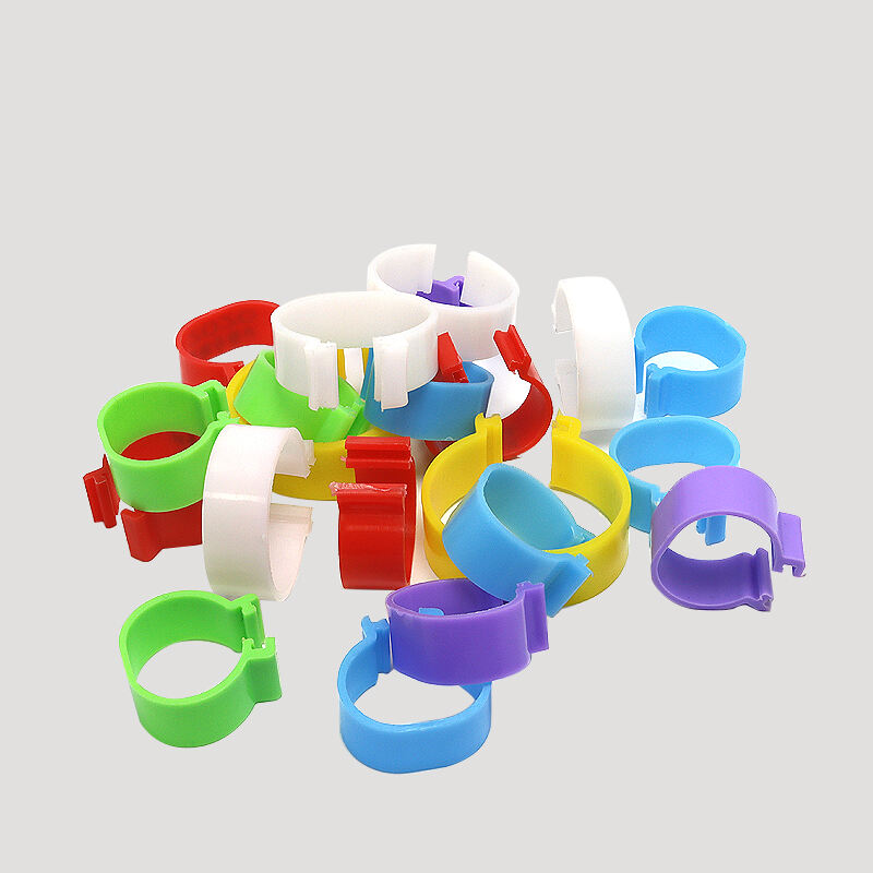 Laser Engraved Plastic Duck Foot Ring Poultry Chicken Mark 