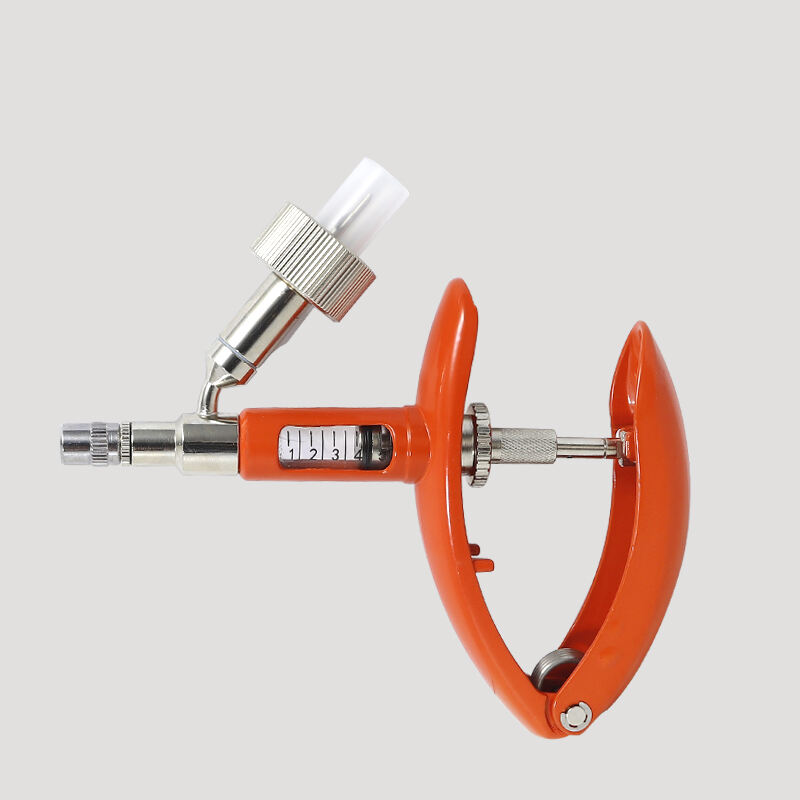 Adjustable 2ml Automatic Veterinary Continuous Syringe Pig Vaccine Injection Syringe