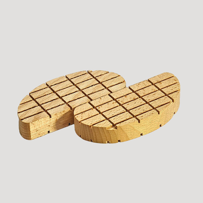 Cow and Cattle Hoof Pads Wooden Hoof Mat Reduce Pressure and Relieve Pain