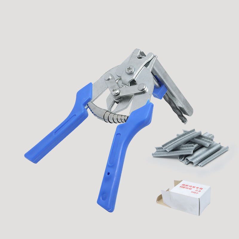  M Ring Clamp Plier for Chicken Cages Metal Install Tool for Assembling Mesh Cage